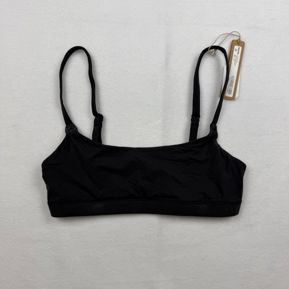 Skims Women's Fits Everybody Scoop Neck Bra Onyx Black‎ BR-SCN-2025 Size XS